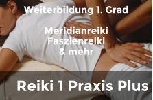 Reiki 1 Praxis Plus  Weiterbildung 1. Grad  Meridianreiki  Faszienreiki  & mehr